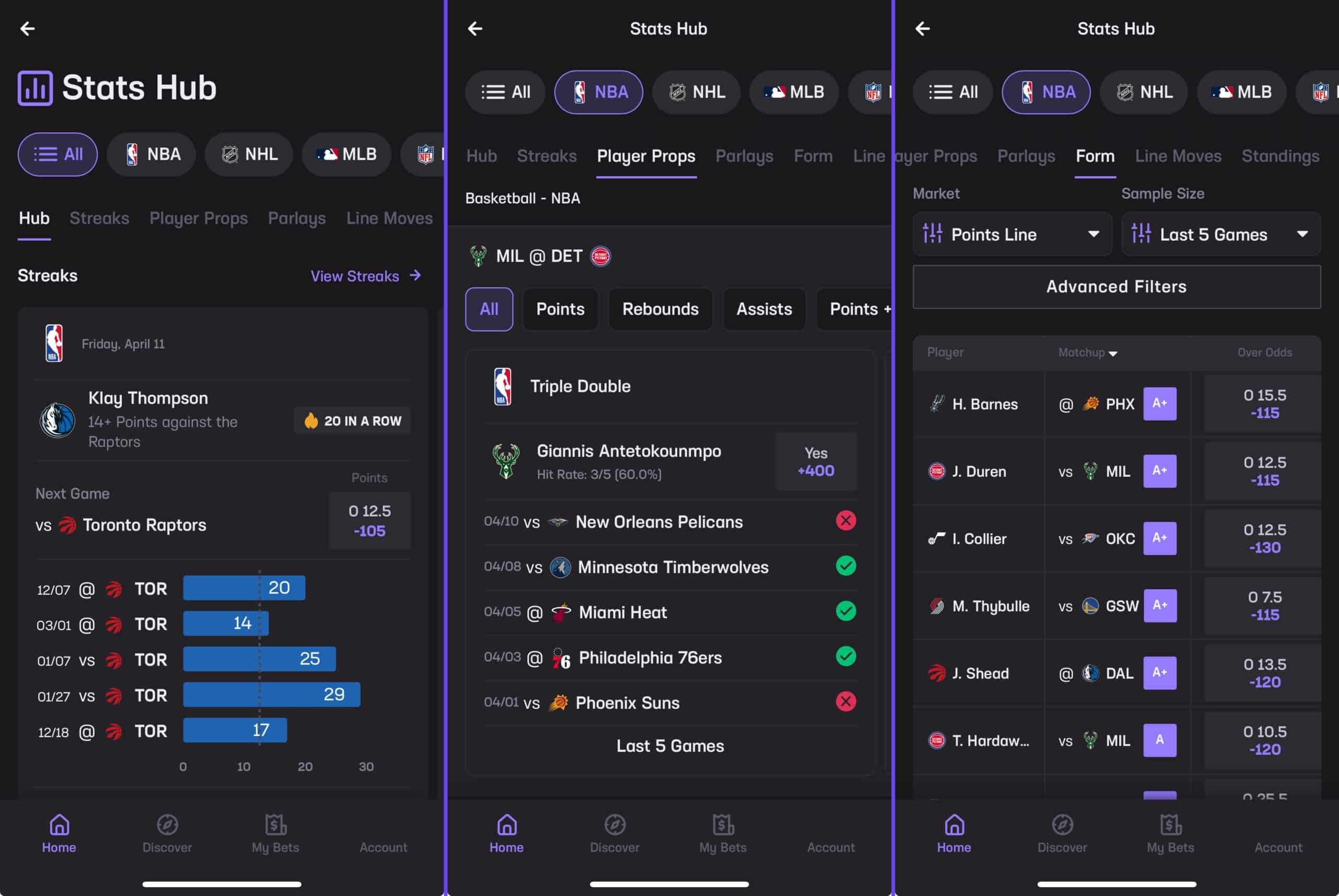 stats hub mobile