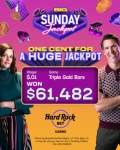 $01 to $61K jackpot