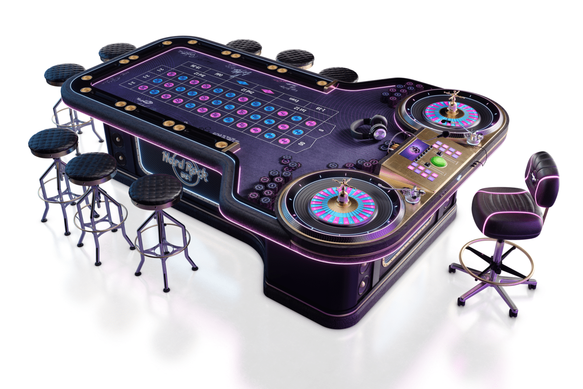 Hard Rock Roulette table