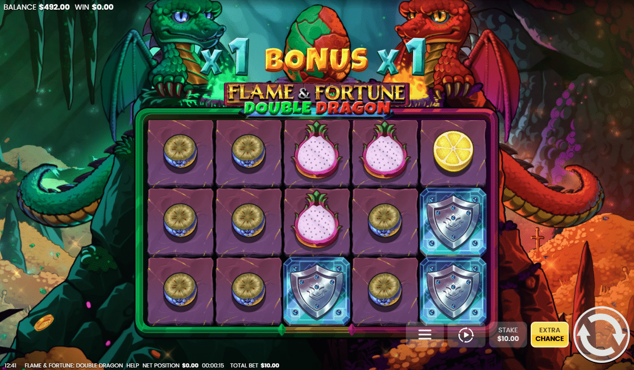Flame and Fortune Double Dragon